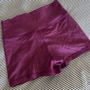 Muscle Nation Signature Scrunch Booty Shorts (Heather Plum)